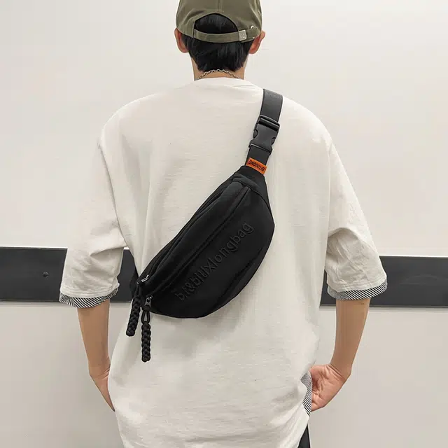 行途 轻便简约运动休闲 尼龙 胸包 男女同款情侣款 多色