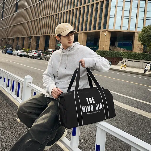 行途 大容量运动短途出差干湿分离 尼龙 男女同款情侣款 旅行包 多色