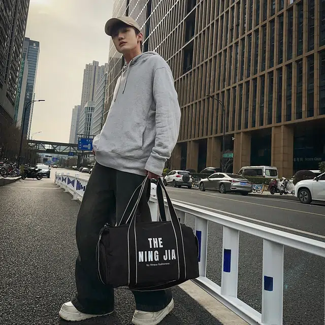 行途 大容量运动短途出差干湿分离 尼龙 男女同款情侣款 旅行包 多色