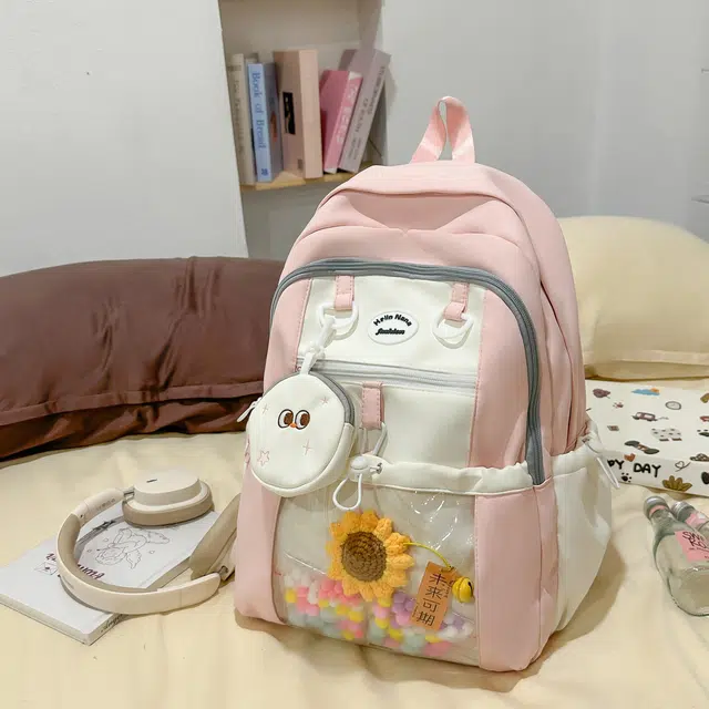 行途 时尚高颜值可爱甜美百搭 尼龙 双肩包 女款 多色