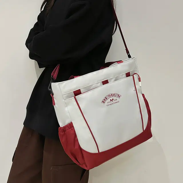 行途 大容量通勤轻便旅行简约百搭 尼龙 单肩包 男女同款情侣款 多色