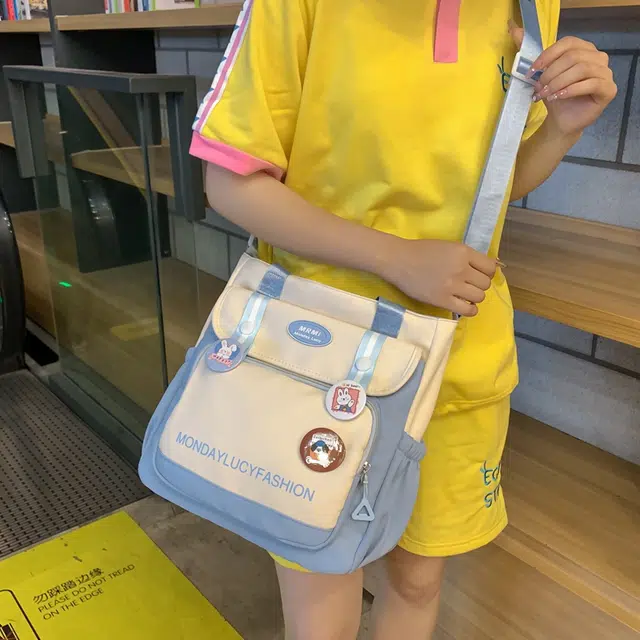 行途托特包高颜值尼龙大容量单肩斜挎包女