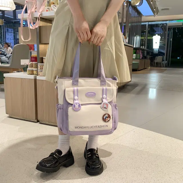 行途托特包高颜值尼龙大容量单肩斜挎包女
