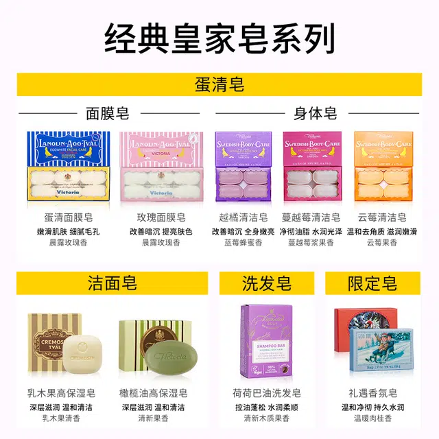 馥诺诗 瑞典维多利亚云莓香皂 舒缓肌肤 温和不刺激