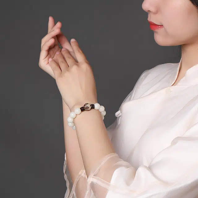 仙园韵 莲花佛珠 新中式民族风 好运连连 文玩佛珠 菩提根 手串 男女同款情侣款