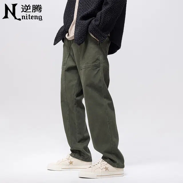 逆腾 美式宽松伐木舒适工装休闲裤 男款