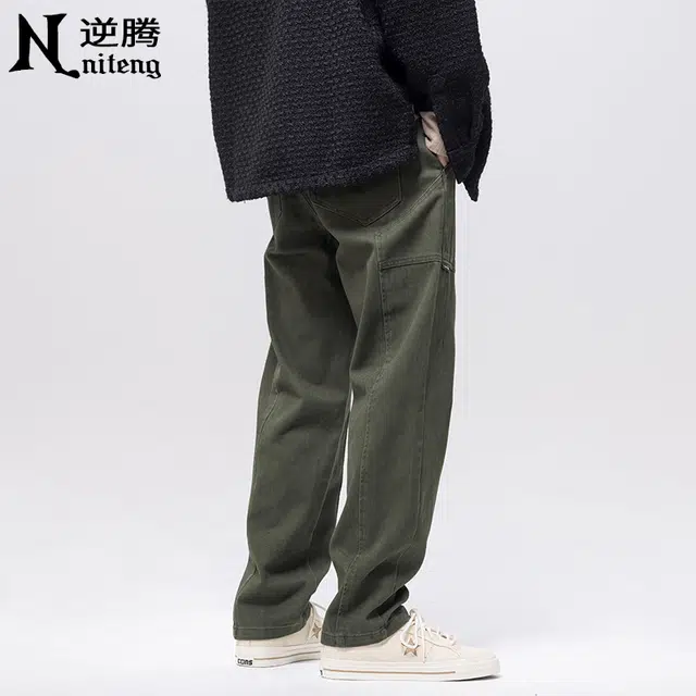 逆腾 美式宽松伐木舒适工装休闲裤 男款