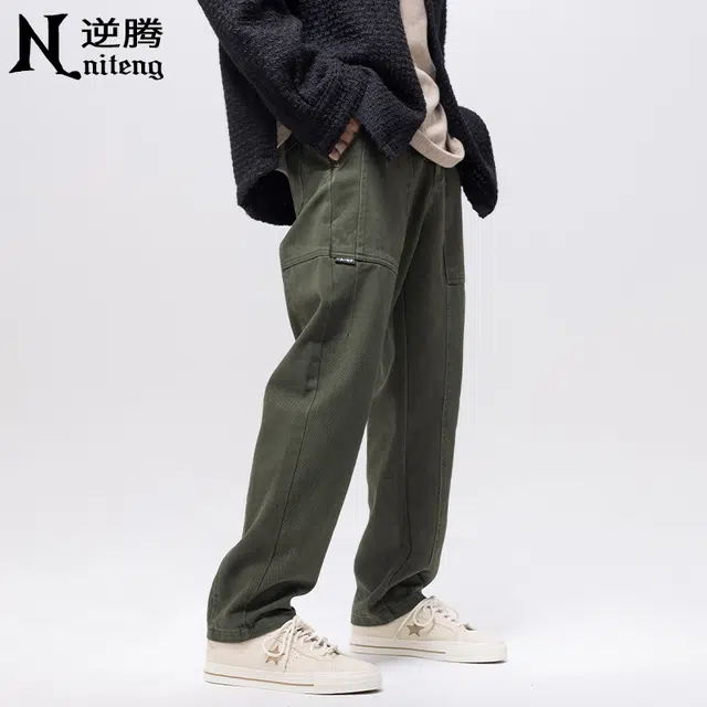 逆腾 美式宽松伐木舒适工装休闲裤 男款