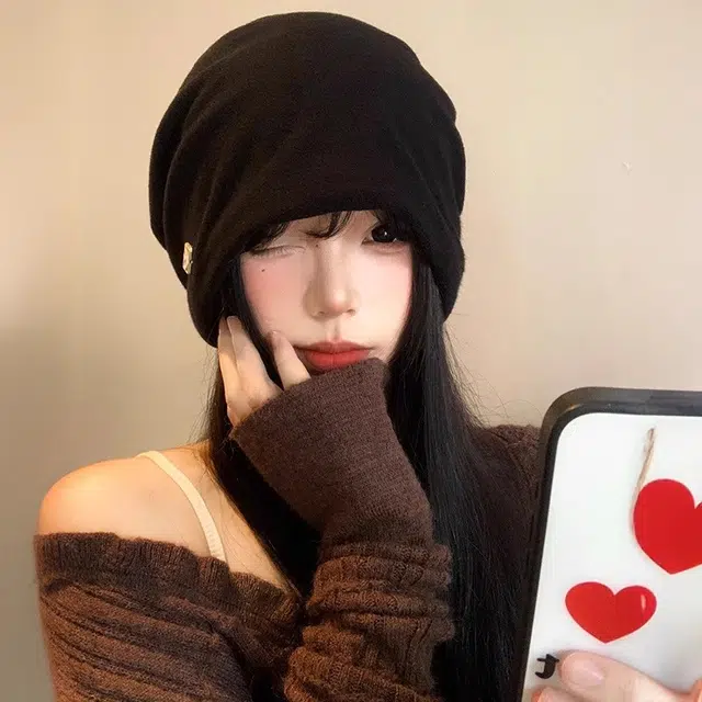 杨同学 日系慵懒风纯色百搭金属小标 涤纶 冷帽 男女同款情侣款 黑色/灰色/咖啡/米色