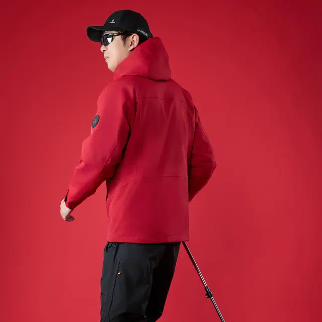 探路者  极光女三合一可拆卸抓绒内胆  防水防风透气耐磨保暖防静电冲锋衣 男款