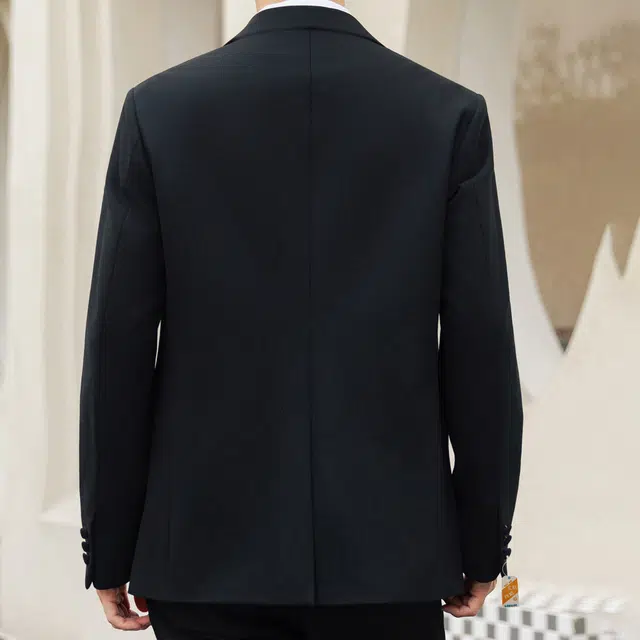 北欧攻略 休闲西服外套春秋高级感结婚订婚礼服韩版修身痞帅学生党纯色小西装 男女同款
