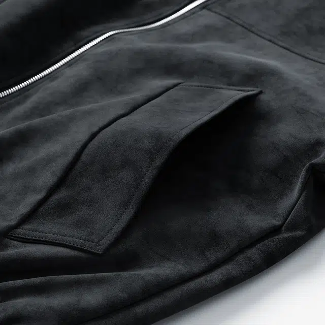 北欧攻略 美式复古重磅高品质秋冬加厚雾面扎染皮衣机车飞行员棒球服外套休闲通勤百搭痞帅男生夹克 男女同款