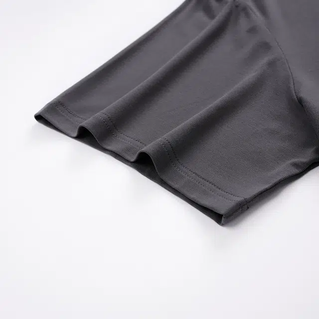 俏韵 莫尔代短袖三件套舒适透气家居服睡衣套装 男款