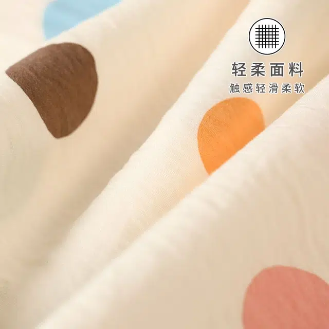 俏韵 翻领卡通夏季云朵棉开衫短袖短裤家居服可外穿睡衣套装 女款