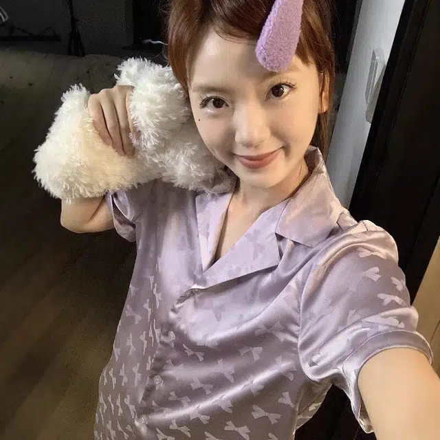 俏韵 高级感短袖翻领家居服三分裤睡衣套装 女款