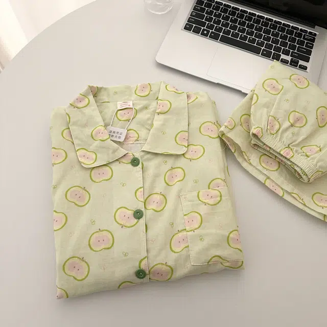 俏韵 翻领夏季款甜美可爱短袖短裤夏天休闲舒适薄款家居服可外穿睡衣套装 女款