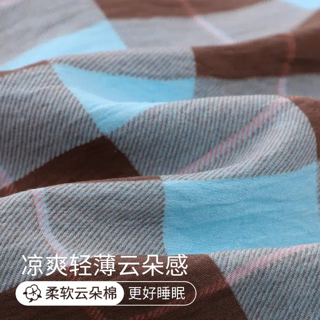 俏韵 翻领卡通可爱夏季云朵棉短袖凉感家居服可外穿睡衣套装 男女同款