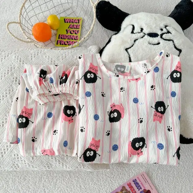 俏韵 圆领卡通夏季云朵棉甜美可爱短袖短裤休闲舒适薄款家居服可外穿睡衣套装 女款