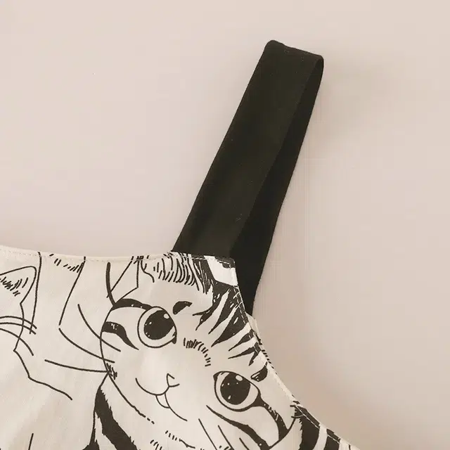 俏韵 卡通带胸垫休闲无袖家居服睡裙 女款 黄色