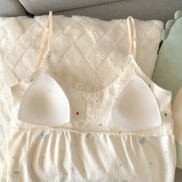 俏韵 圆领夏季吊带舒适甜美可爱短裤薄款家居服可外穿睡衣套装 女款