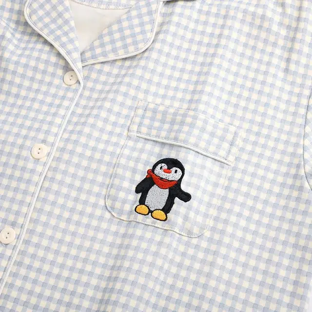 俏韵 翻领卡通春秋季云朵棉简约长袖长裤甜美舒适休闲高级家居服可外穿睡衣套装 男女同款