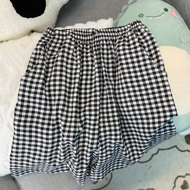 俏韵 翻领夏季甜美可爱短袖短裤休闲舒适夏天薄款家居服可外穿睡衣套装 女款