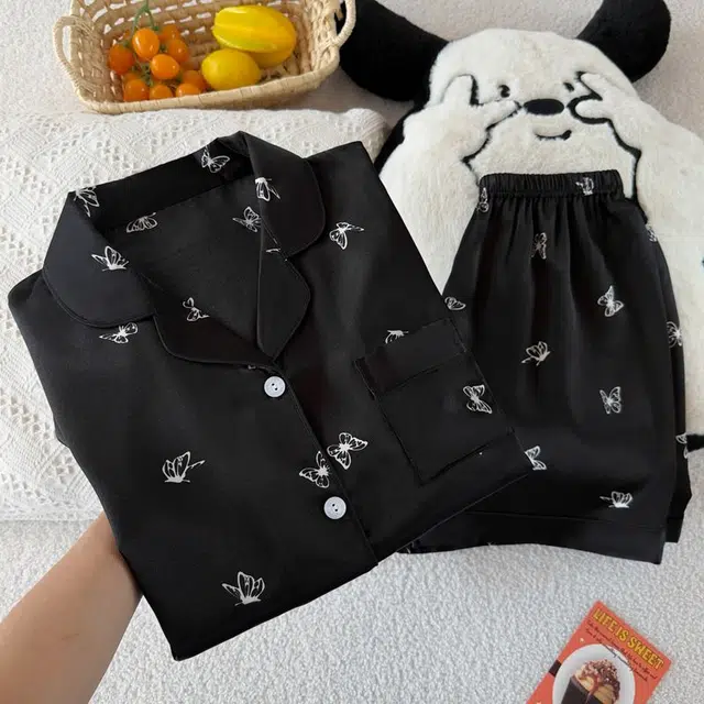 俏韵 翻领夏季天冰丝短袖简约甜美舒适薄款家居服可外穿睡衣套装 女款