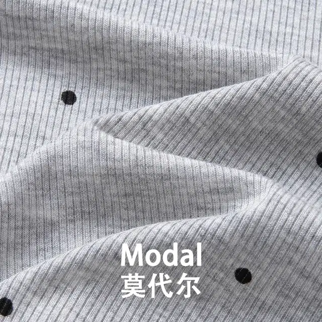 俏韵 可爱蕾丝短袖带胸垫花边波点公主风夏季睡裙 女款