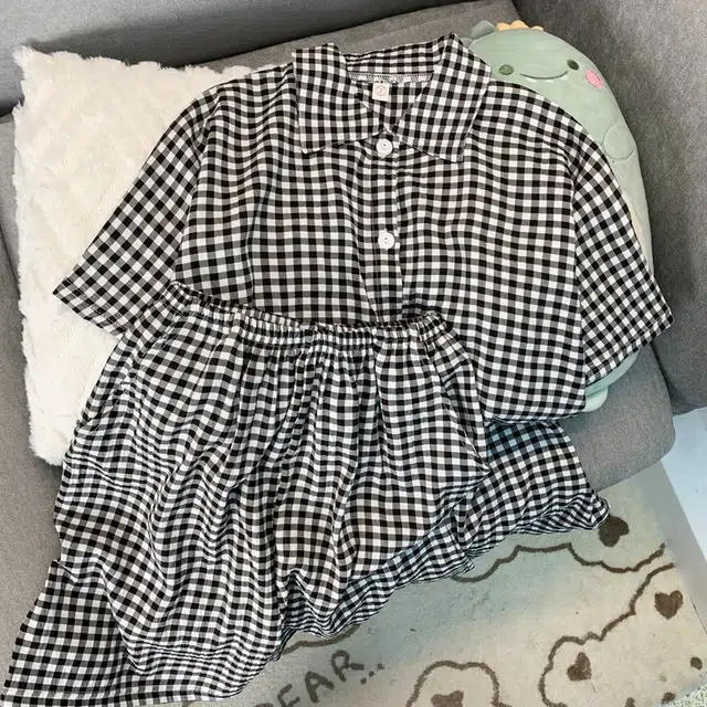 俏韵 翻领夏季甜美可爱短袖短裤休闲舒适夏天薄款家居服可外穿睡衣套装 女款