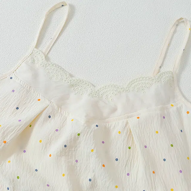 俏韵 纯欲休闲舒适亲肤家居服睡衣套装 女款 杏色