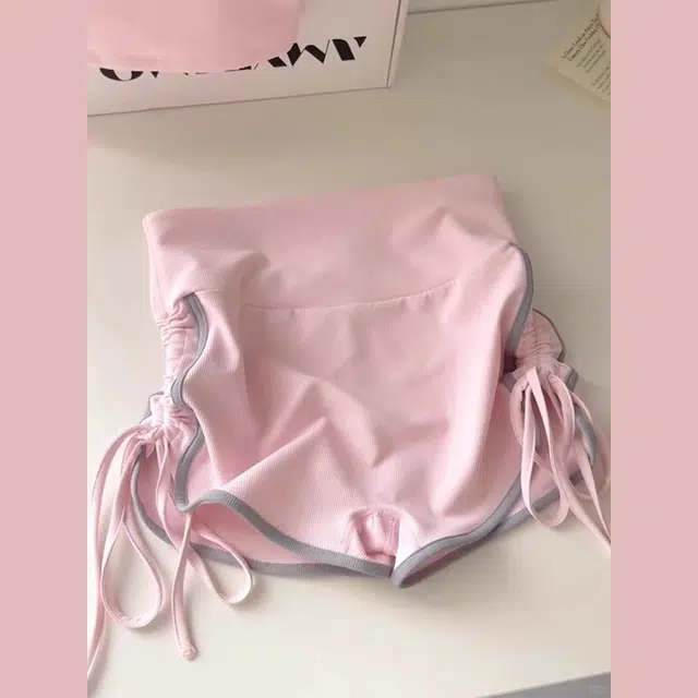 俏韵 圆领夏季吊带甜美可爱短裤舒适薄款家居服可外穿睡衣套装 女款