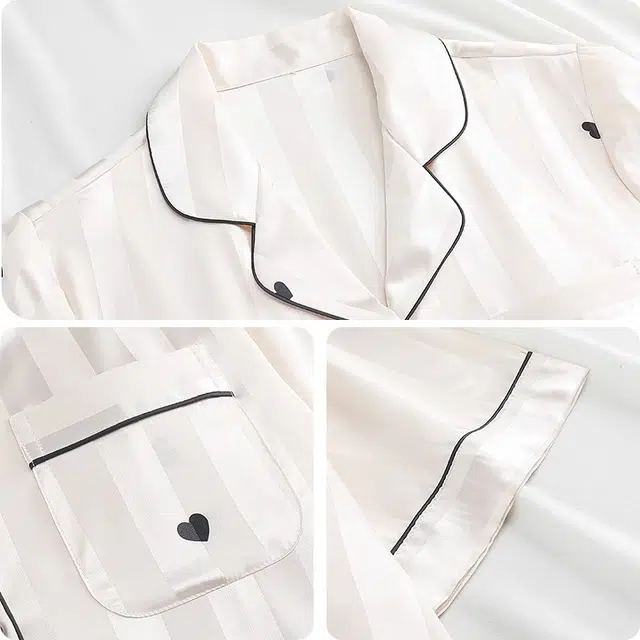 俏韵 短袖高级感卡通动漫小翻领短裤睡衣套装 女款