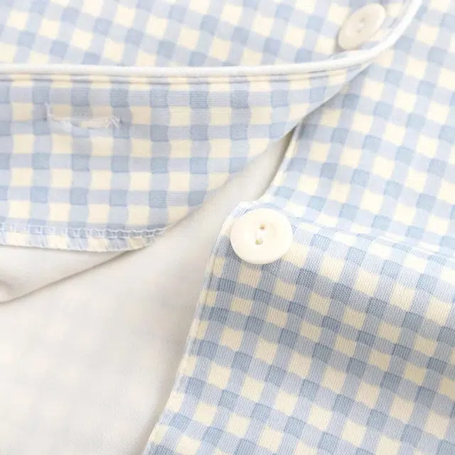 俏韵 翻领卡通春秋季云朵棉简约长袖长裤甜美舒适休闲高级家居服可外穿睡衣套装 男女同款