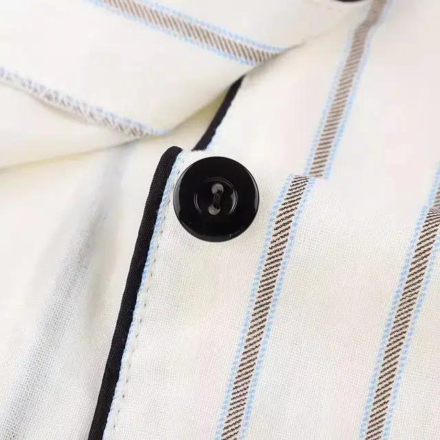 俏韵 翻领企鹅印花短袖可爱卡通家居服可外穿睡衣套装 女款