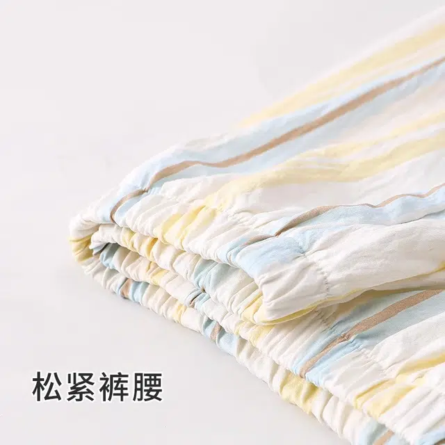 俏韵 翻领卡通短袖可爱薄款家居服可外穿夏季睡衣套装 男女同款