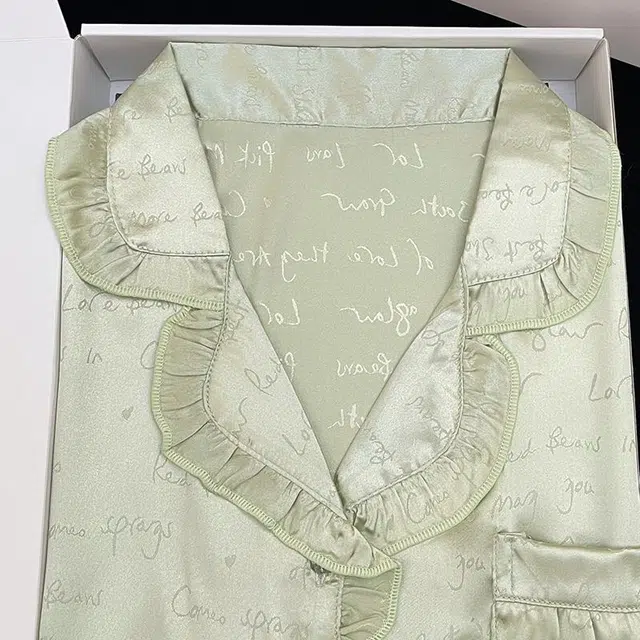 俏韵 翻领夏季冰丝甜美短袖短裤休闲宽松舒适薄款家居服可外穿睡衣套装 女款