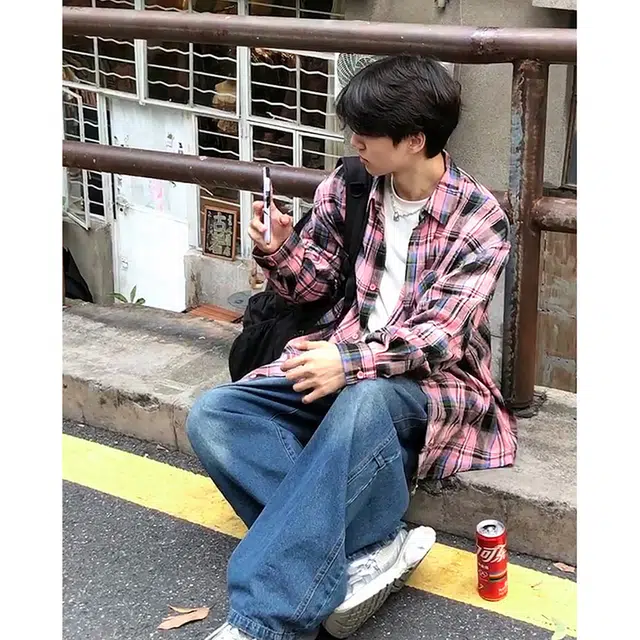 宾力克 日系港风高级简约百搭休闲长袖衬衫 男女同款