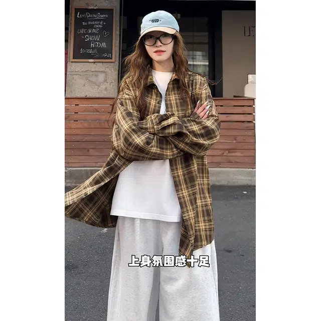 宾力克 复古港风美式长袖初夏防晒外套休闲运动宽松百搭衬衫 男女同款
