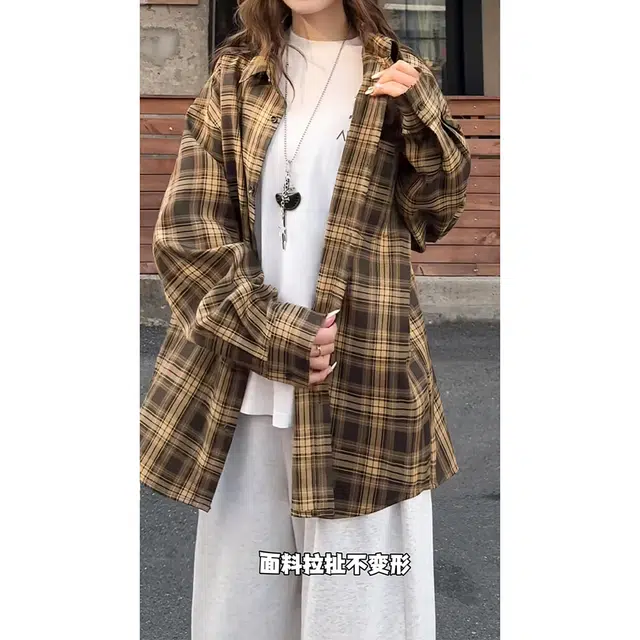 宾力克 复古港风美式长袖初夏防晒外套休闲运动宽松百搭衬衫 男女同款