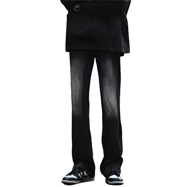 图兰朵 美式百搭宽松高街长裤直筒休闲时尚潮流舒适牛仔裤 男女同款