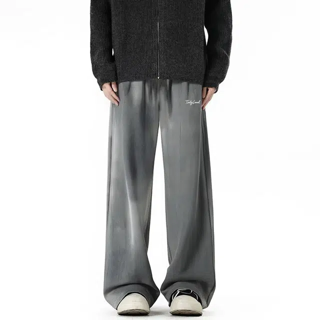 图兰朵 美式直筒休闲街头宽松长裤百搭时尚舒适牛仔裤 男女同款