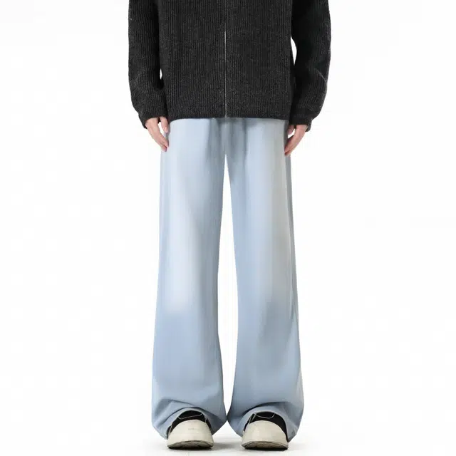 图兰朵 美式宽松直筒时尚休闲百搭长裤牛仔裤 男女同款