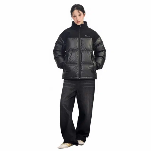 图兰朵 美式复古高街潮流百搭立领舒适宽松加厚保暖面包棉衣外套棉服 男女同款