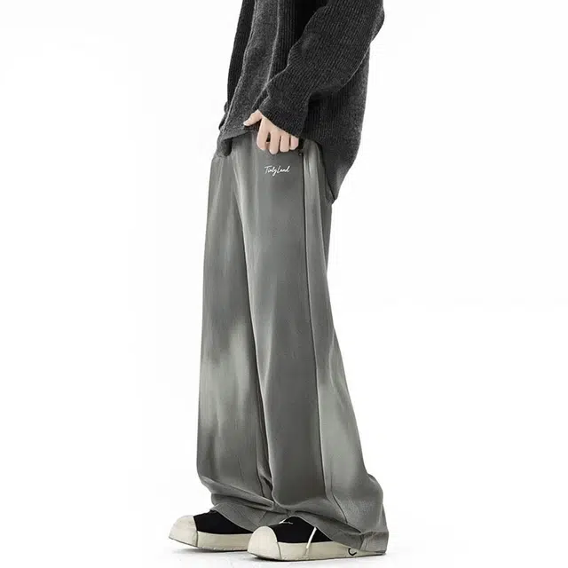 图兰朵 美式直筒休闲街头宽松长裤百搭时尚舒适牛仔裤 男女同款