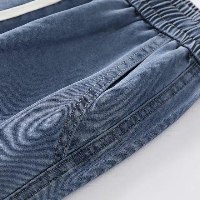 图兰朵 美式直筒宽松休闲时尚长裤百搭舒适牛仔裤 男女同款