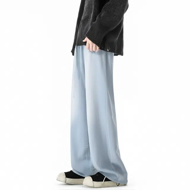 图兰朵 美式宽松直筒时尚休闲百搭长裤牛仔裤 男女同款