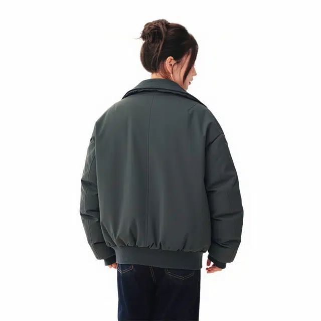 图兰朵 美式高街潮流百搭字母印花休闲运动宽松外穿舒适加厚保暖无袖坎肩立领外套棉服 男女同款