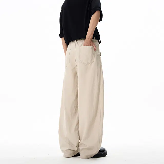 帝狼牛 美式复古百搭宽松工装休闲裤 男女同款