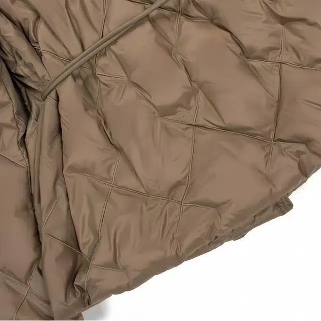 棉基因 轻盈加厚白鸭绒长袖保暖外套抽绳收腰设计时尚轻便御寒舒适百搭显瘦不臃肿简约休闲羽绒服 女款