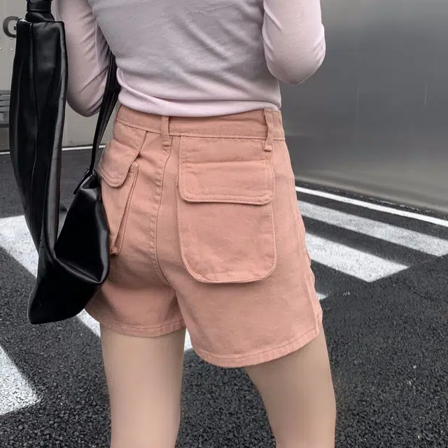 新世家族 休闲工装裤时尚高腰显瘦热裤百搭舒适牛仔短裤 女款